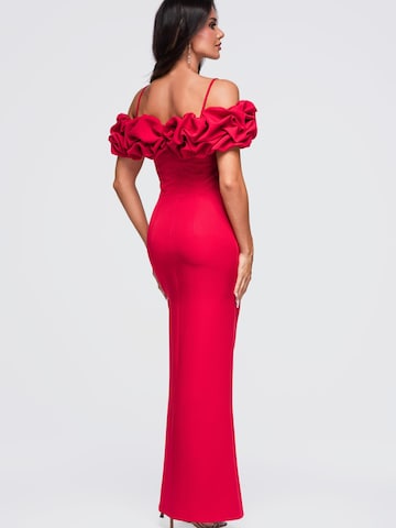 Ombre Evening dress in Red