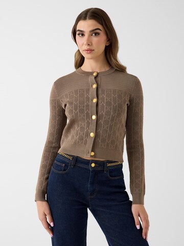 GUESS by Marciano Strickjacke 'Yamna' in Braun: Vorderseite