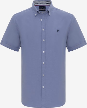DENIM CULTURE Regular fit Overhemd 'KENT' in Blauw: voorkant