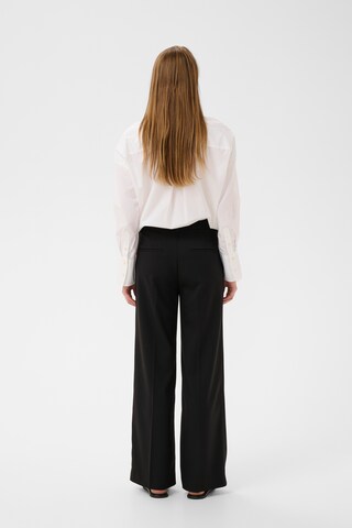 Wide Leg Pantalon à plis 'Yukta' InWear en noir