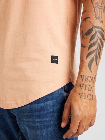 Only & Sons Regular fit Shirt 'Matt' in Oranje