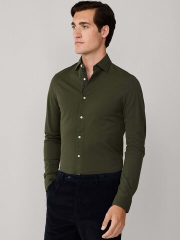 Hackett London Regular fit Button Up Shirt in Green
