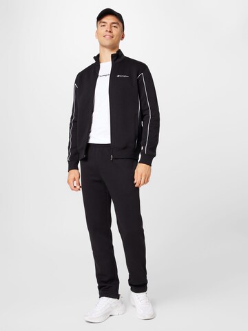 Champion Authentic Athletic Apparel Tracksuit 'Classic' in Black: front
