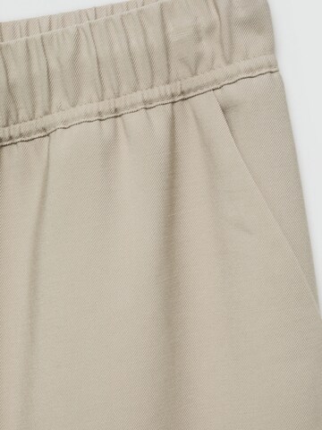 Largi Pantaloni 'FLUIDO' de la MANGO pe bej