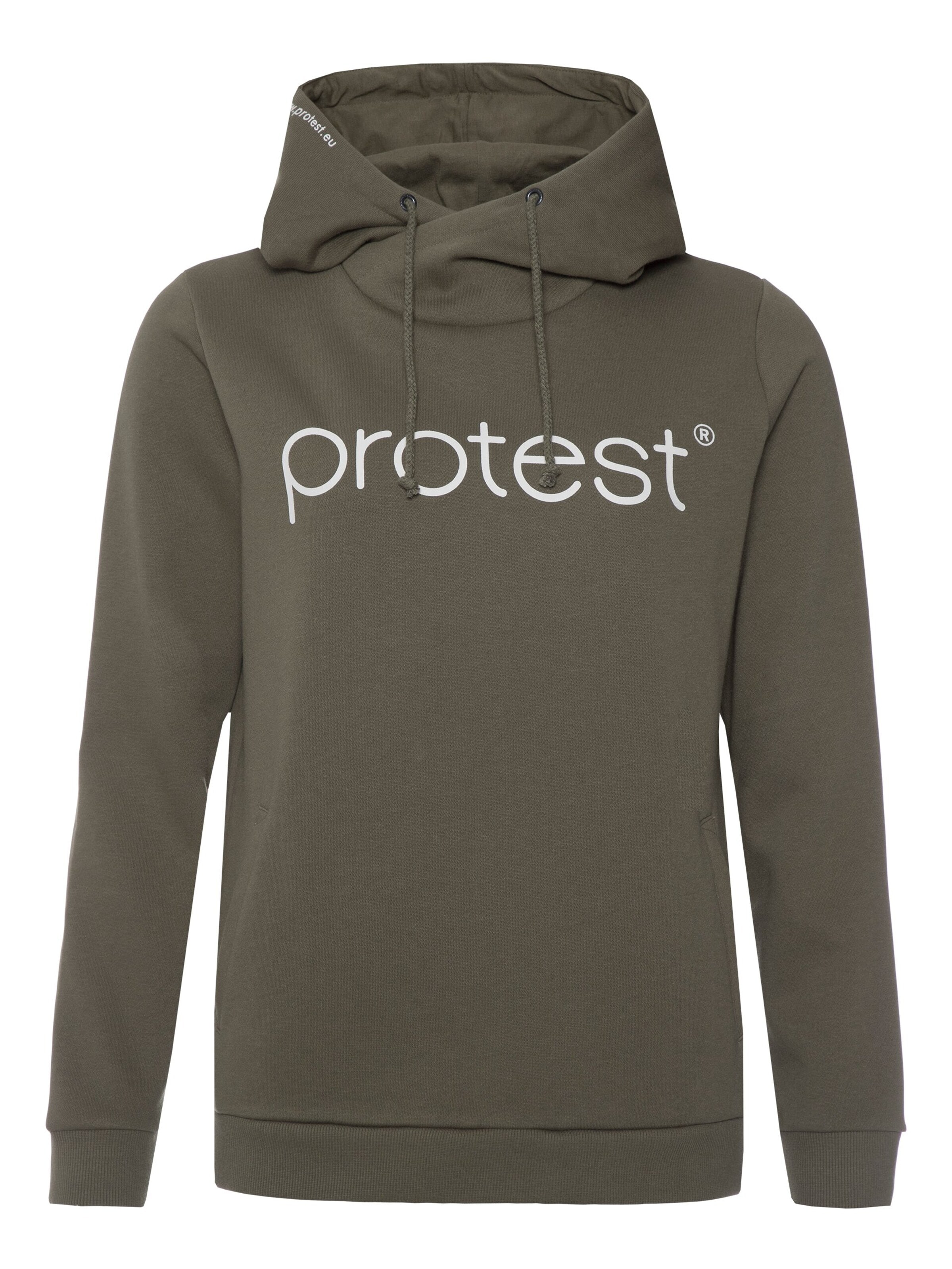 PROTEST Pullover 'CLASSIC LOGO HOODY'‌‌‌‌‌ in Grün: Vorderseite