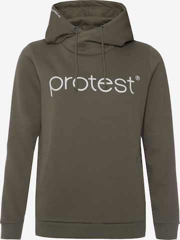 PROTEST Pullover 'CLASSIC LOGO HOODY' in Grün: Vorderseite