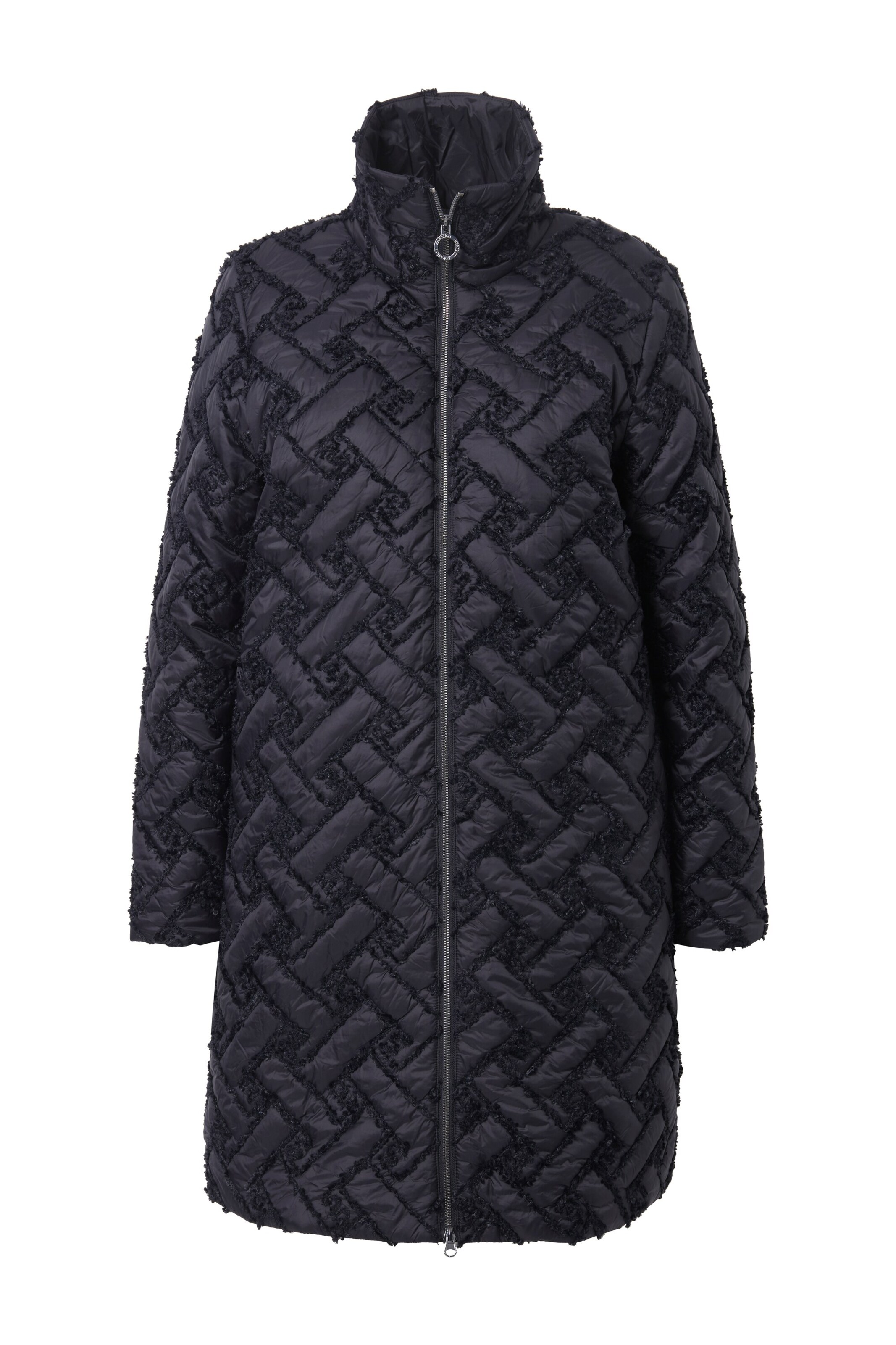 Ulla Popken Steppjacke in schwarz, Produktansicht