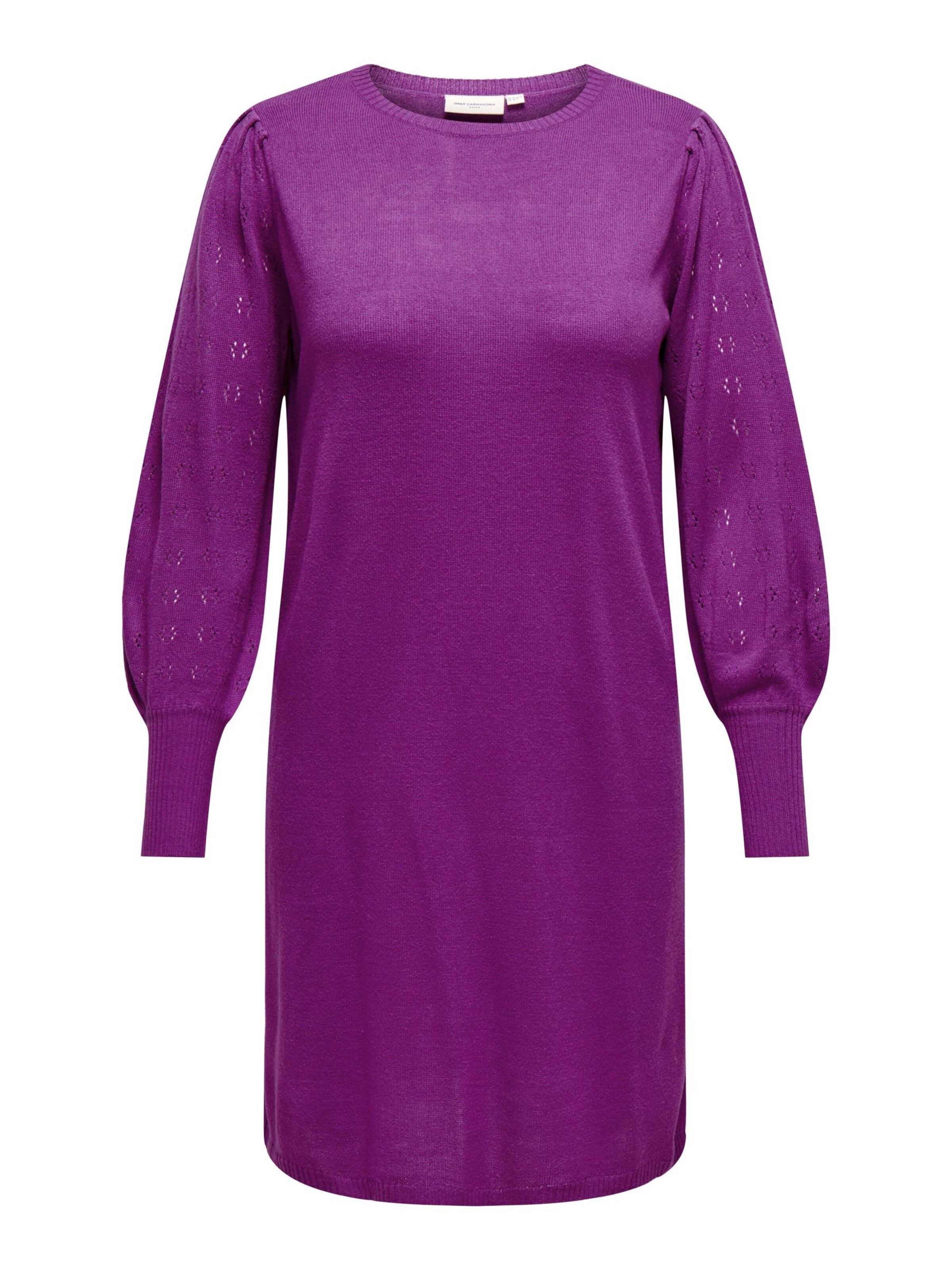 ONLY Carmakoma Knit dress in Purple: front
