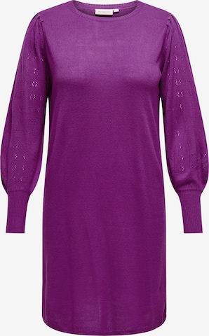 Abito in maglia di ONLY Carmakoma in lilla: frontale