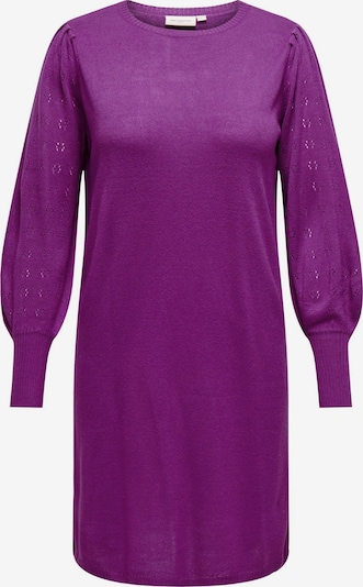 ONLY Carmakoma Strickkleid in purpur, Produktansicht
