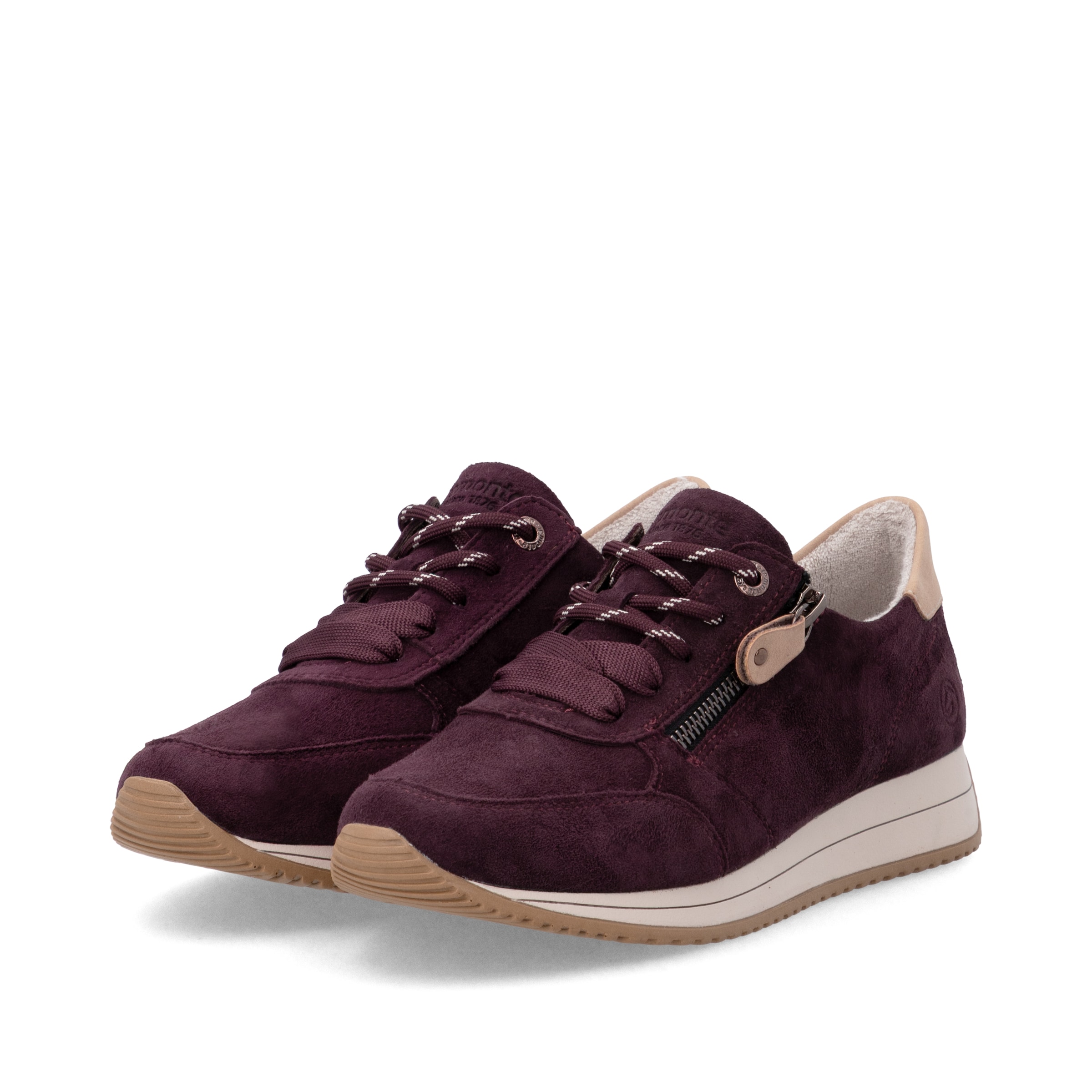 Chaussure de sport à lacets REMONTE en rouge