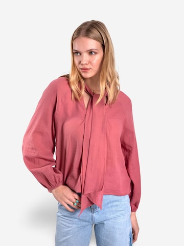 THE-ARE - Blusa en rosa: frente