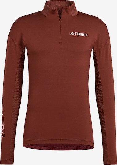 ADIDAS TERREX Funktionsshirt 'Xperior' in rot / weiß, Produktansicht