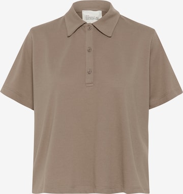 T-shirt 'AbbyMW' My Essential Wardrobe en marron : devant