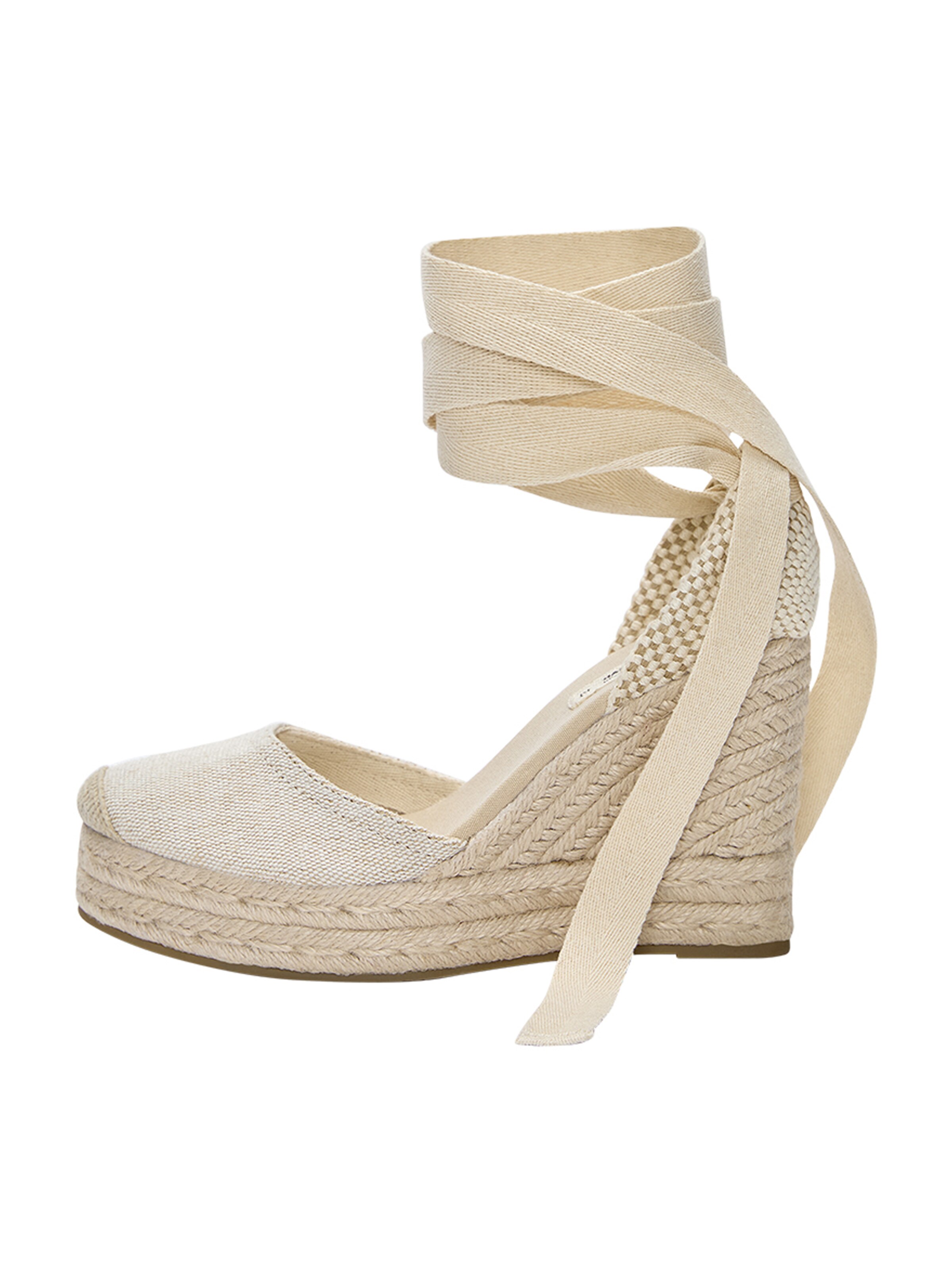 Escarpins à bride arrière Pull&Bear en beige