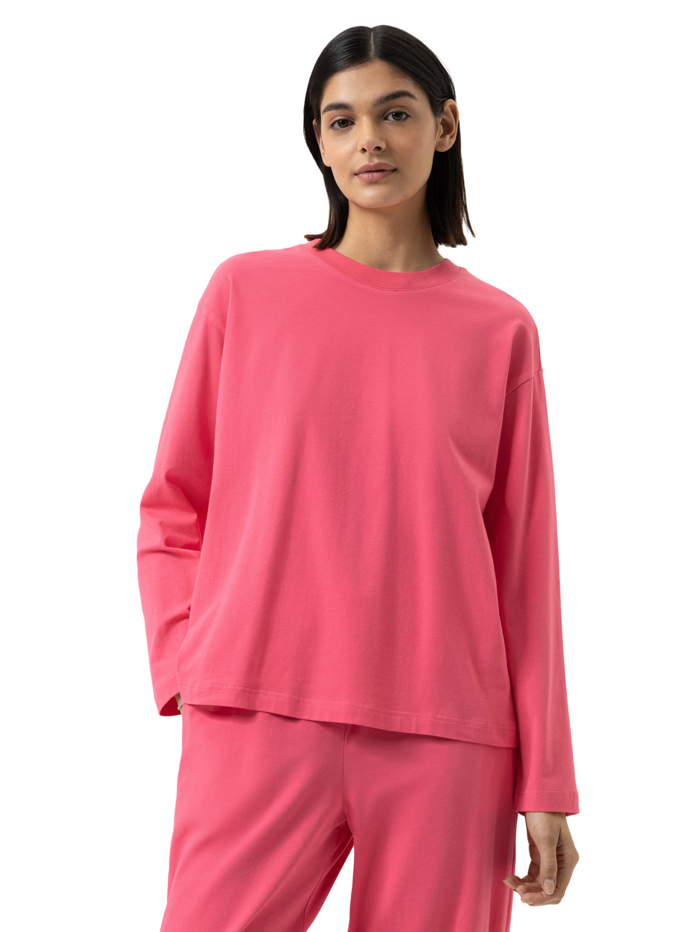 Mey Schlafshirt 'Solid Love' in Pink: Vorderseite