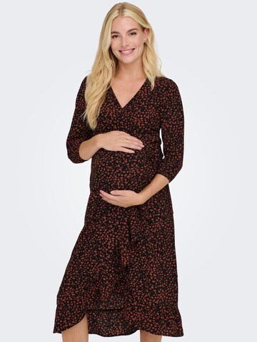 Only Maternity Dress in Black: front