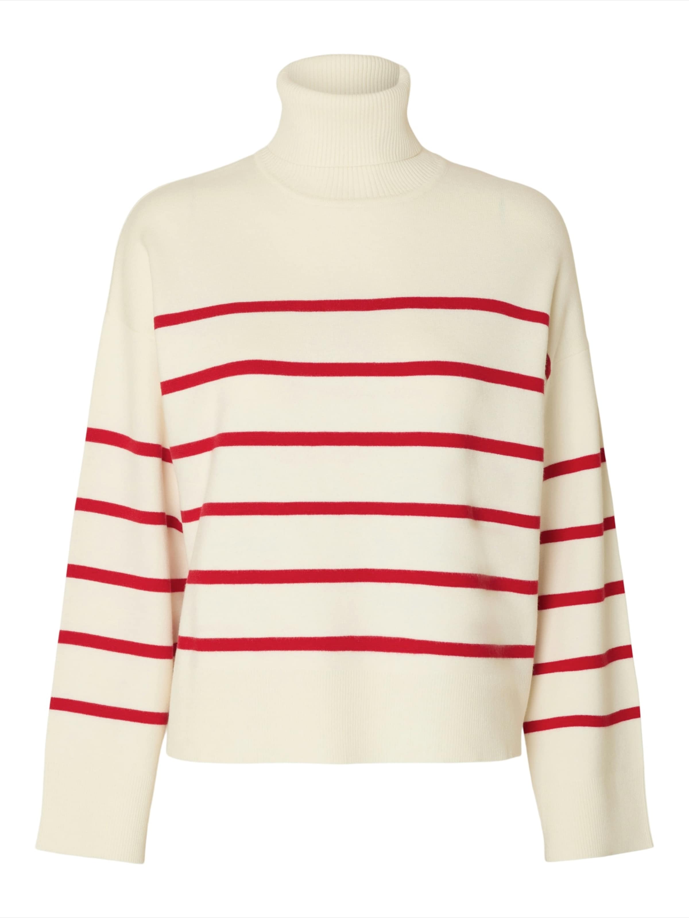 SELECTED Sweater 'SLFKAMMA' in Beige: front