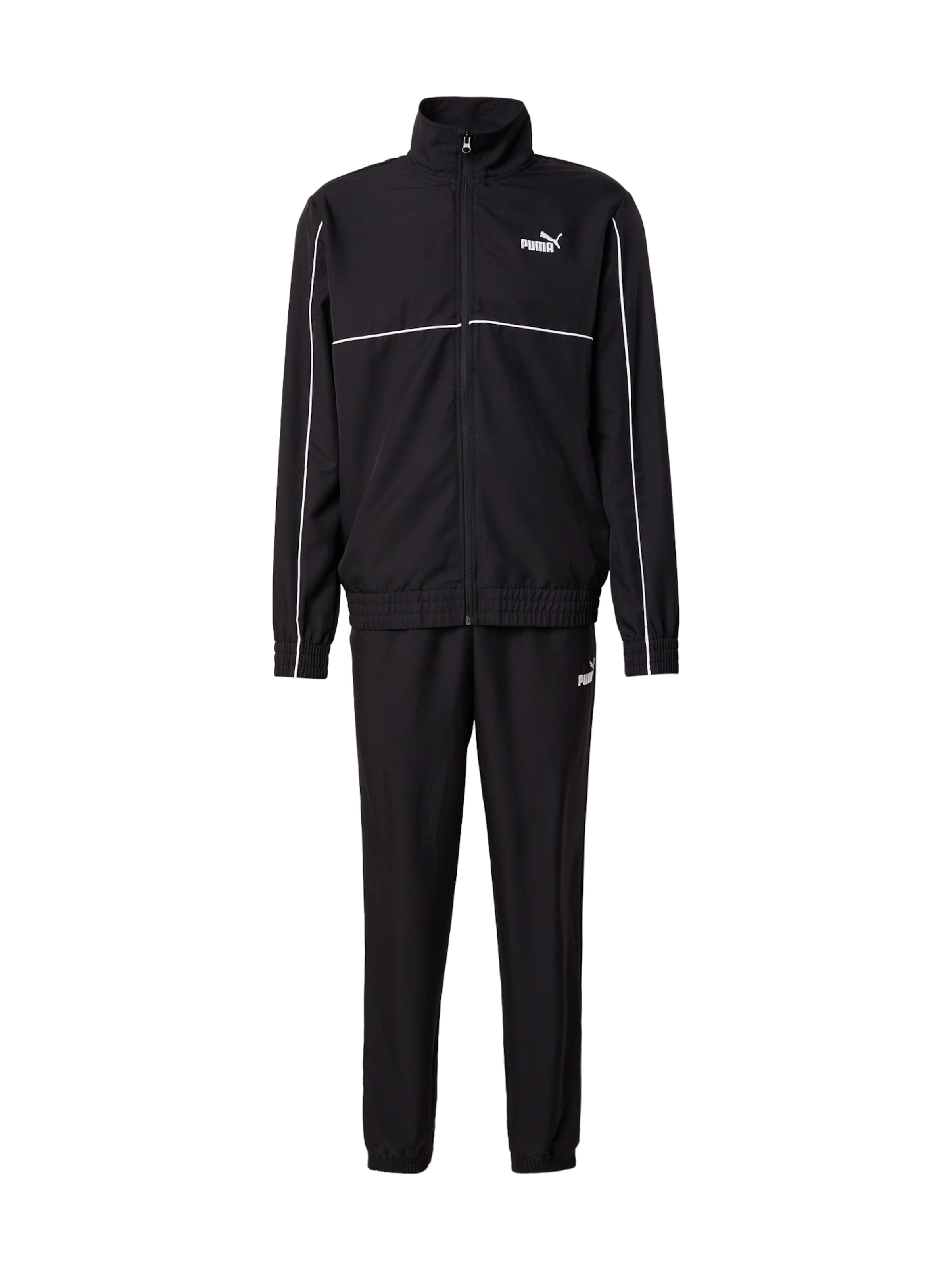 PUMA Träningsdräkt i svart: framsida
