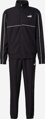 PUMA Φόρμα σε μαύρο: μπροστά