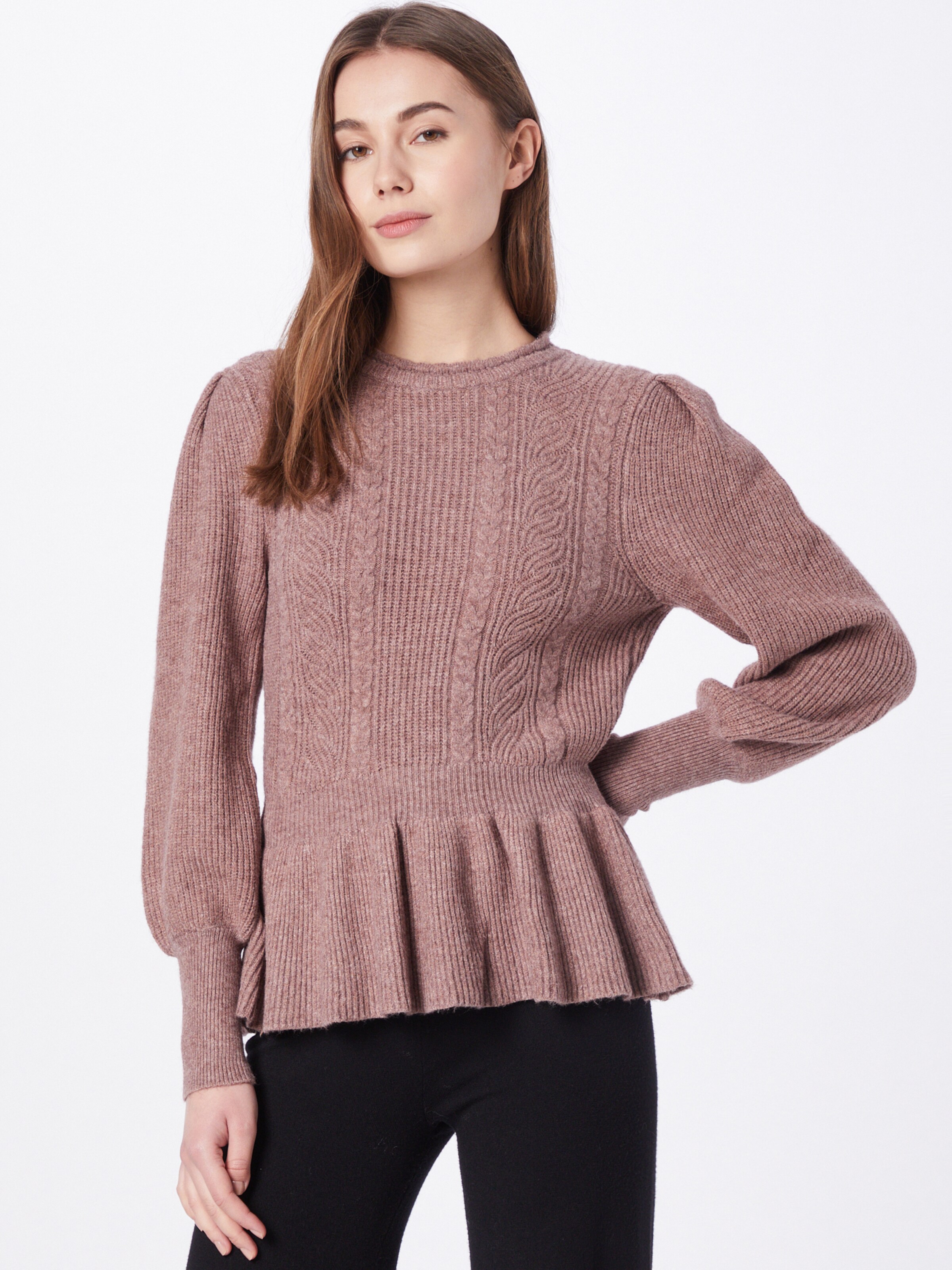 Frauen Pullover & Strick ONLY Pullover 'KATIA' in Dunkelpink - TF71920