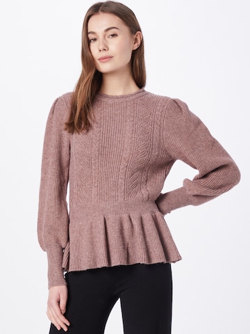 ONLY Sweter 'Katia' w kolorze różowy: przód