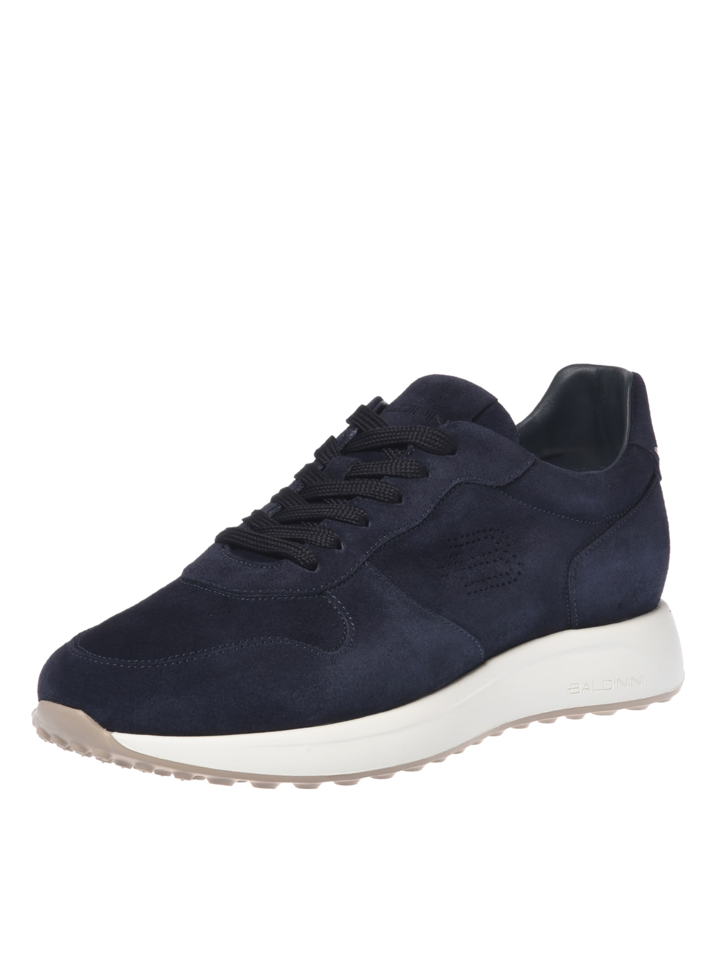 Baskets basses BALDININI en bleu : devant