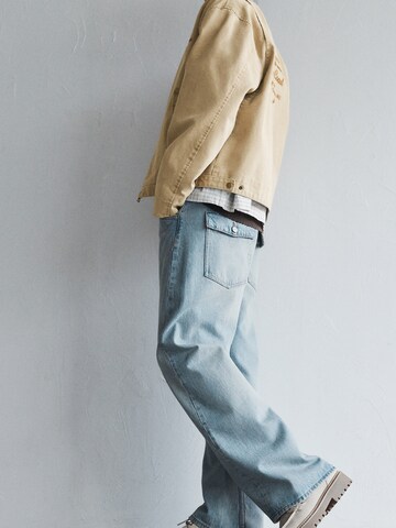 Pull&BearWide Leg/ Široke nogavice Traperice - plava boja