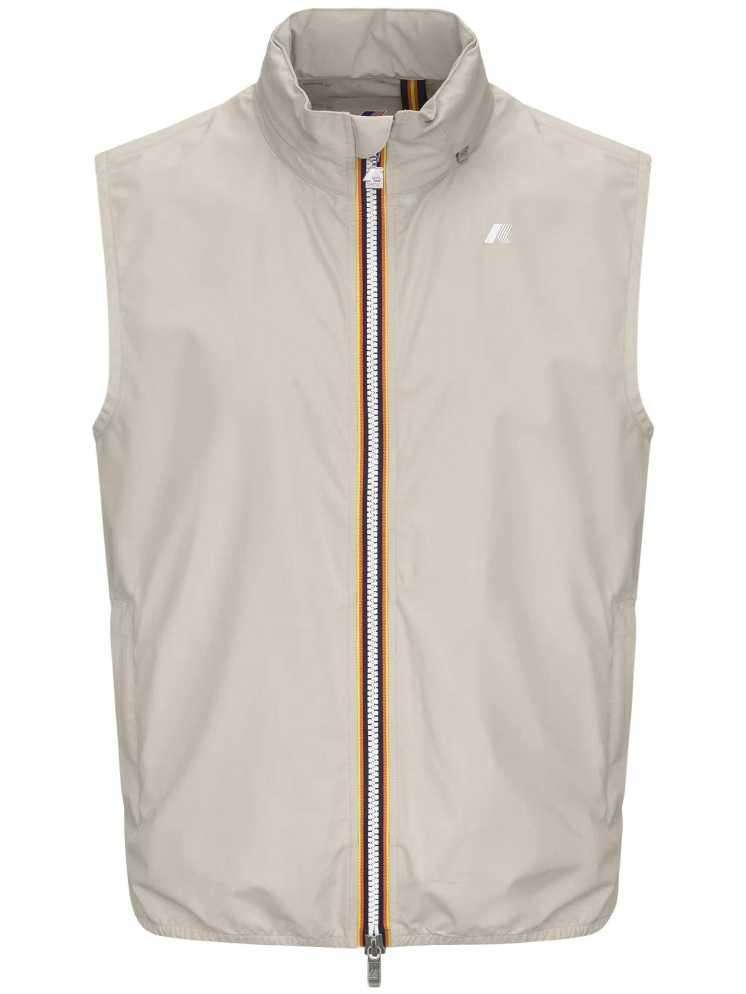 K-Way Övergångsjacka 'K-WAY VALEN STRETCH DOT SMANICATO GIUBBINO' i beige: framsida