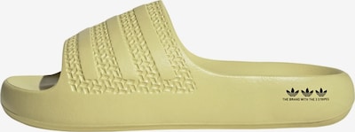 ADIDAS ORIGINALS Badeschuh 'Adilette Ayoon' in hellgelb / schwarz, Produktansicht