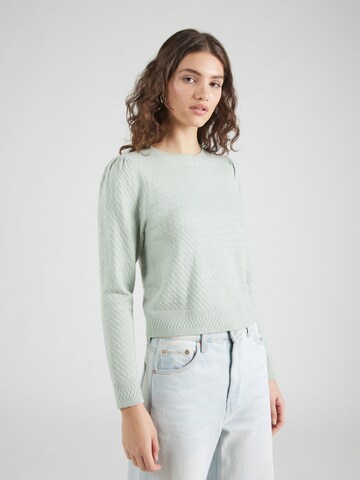 Pull-over 'ONLKATIA' ONLY en vert : devant