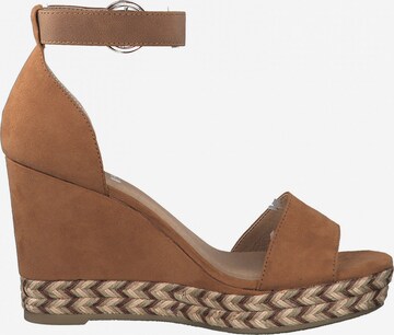 s.Oliver Sandalen met riem in Bruin