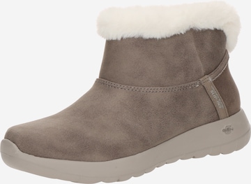 Botine 'ON-THE-GO JOY - COZY DREAM' de la SKECHERS pe maro: față