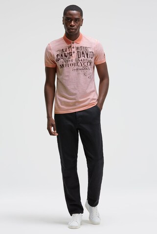 CAMP DAVID Poloshirt in Orange