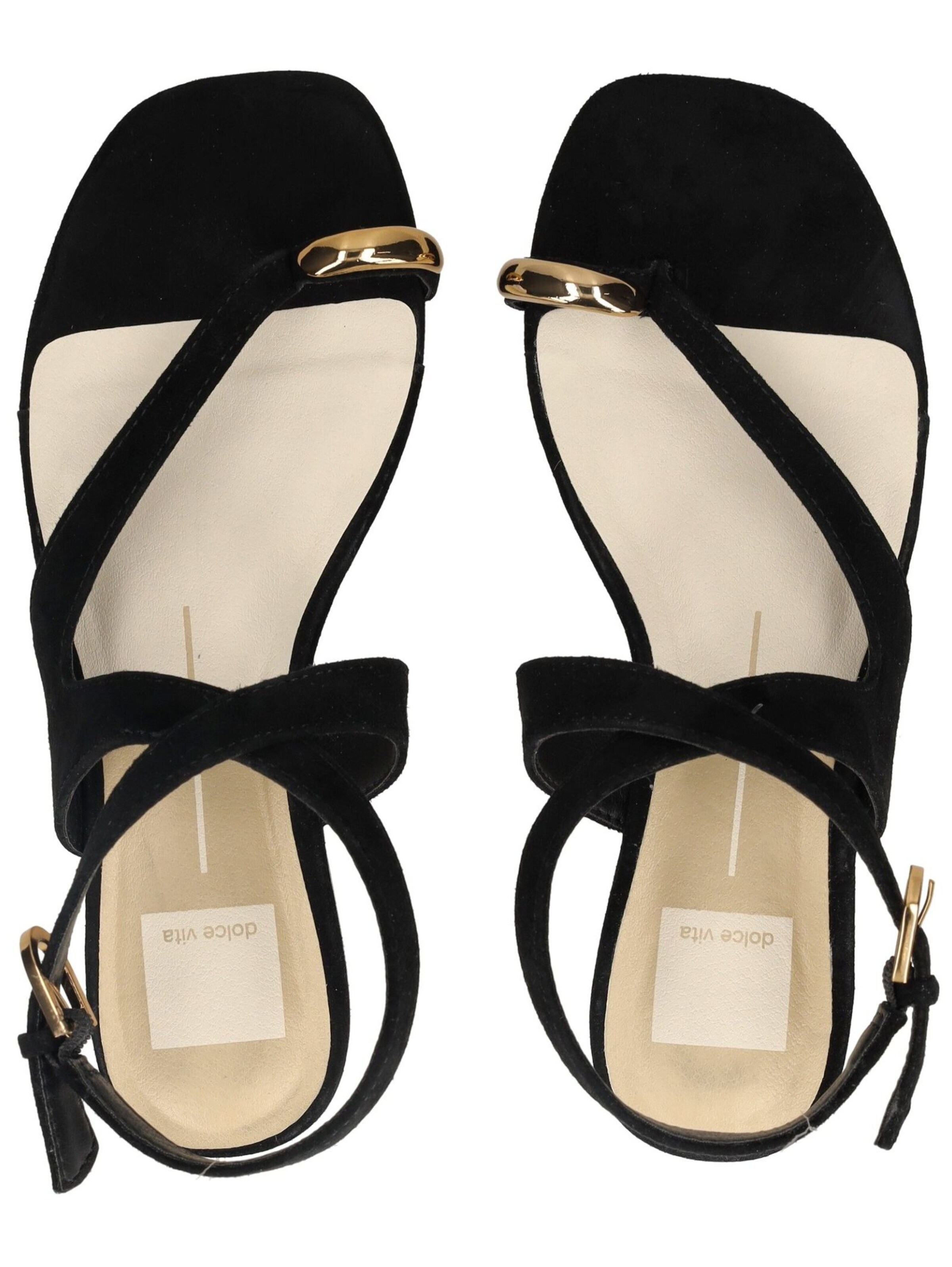 Dolce Vita T-Bar Sandals in Black