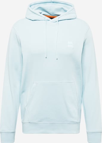 BOSS Orange Sweatshirt 'Wetalk' in Blau: predná strana