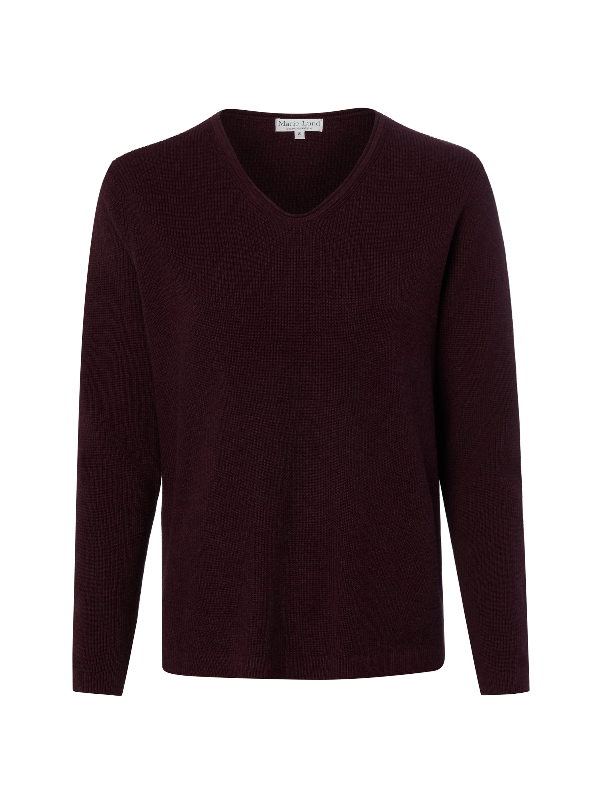 Pull-over Marie Lund en rouge : devant