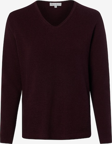 Pull-over Marie Lund en rouge : devant
