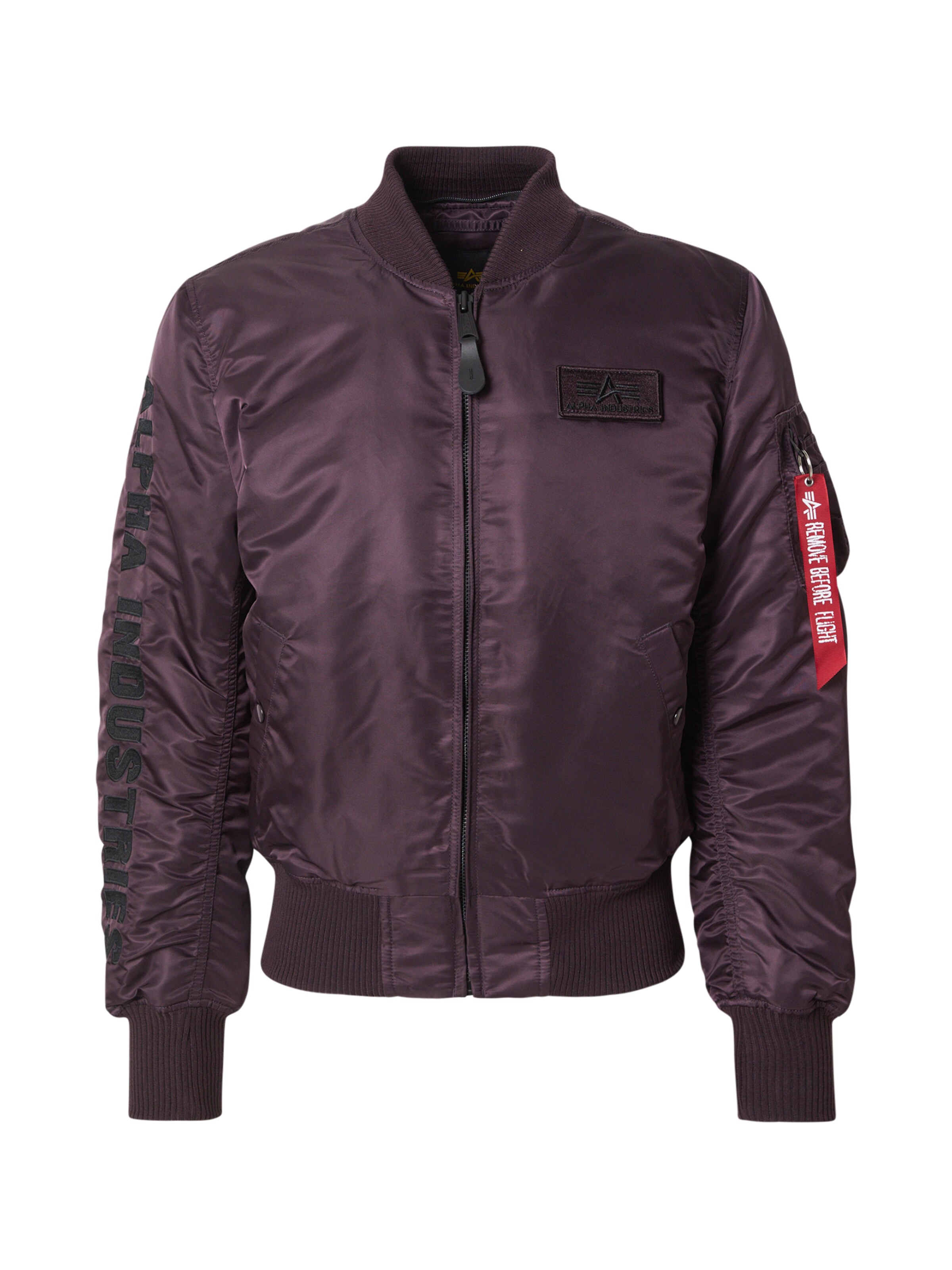 ALPHA INDUSTRIES Prehodna jakna 'MA-1 D-Tec SE' | vijolična barva