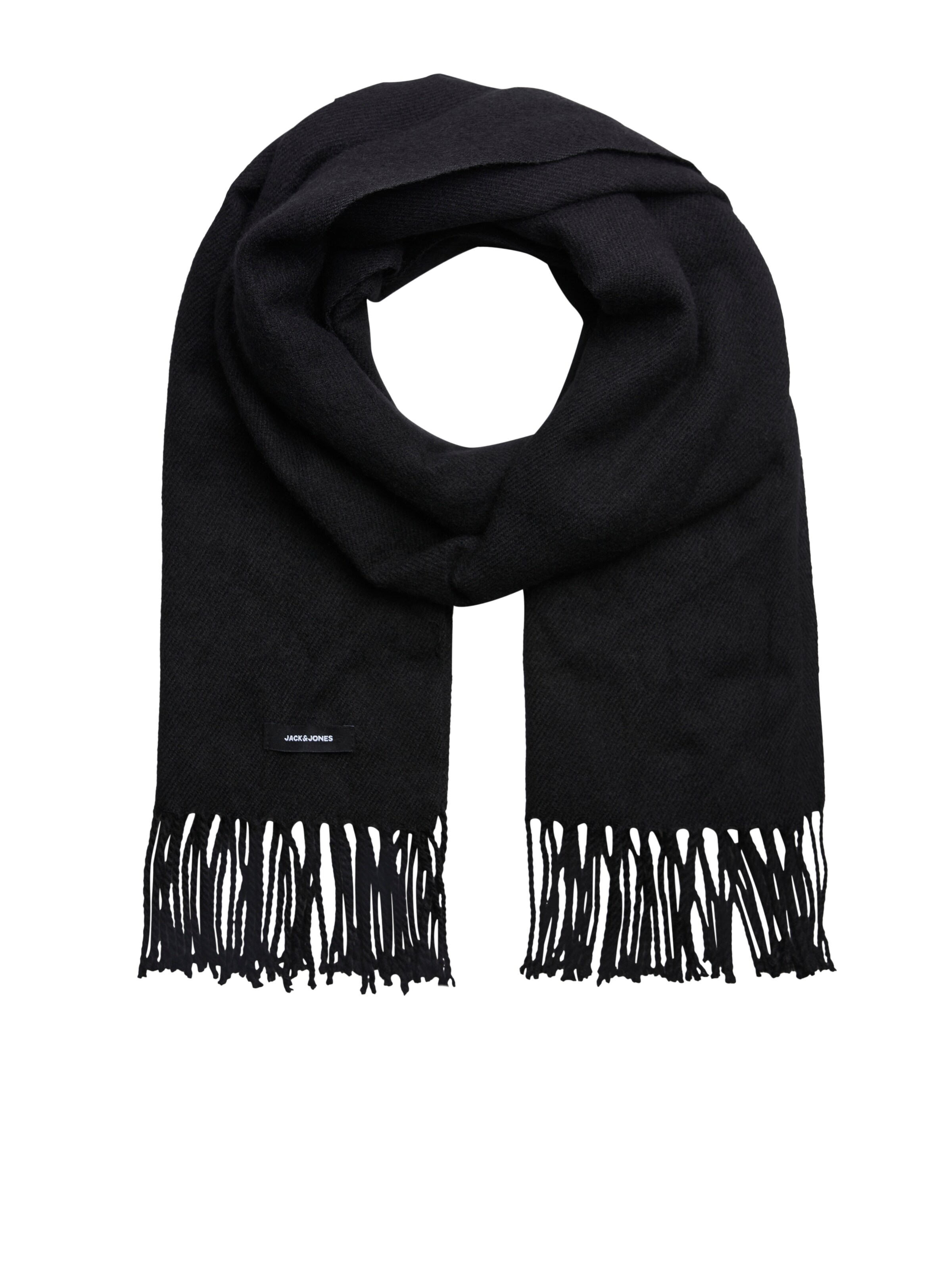 JACK & JONES Sjal 'Solid' i sort: forside