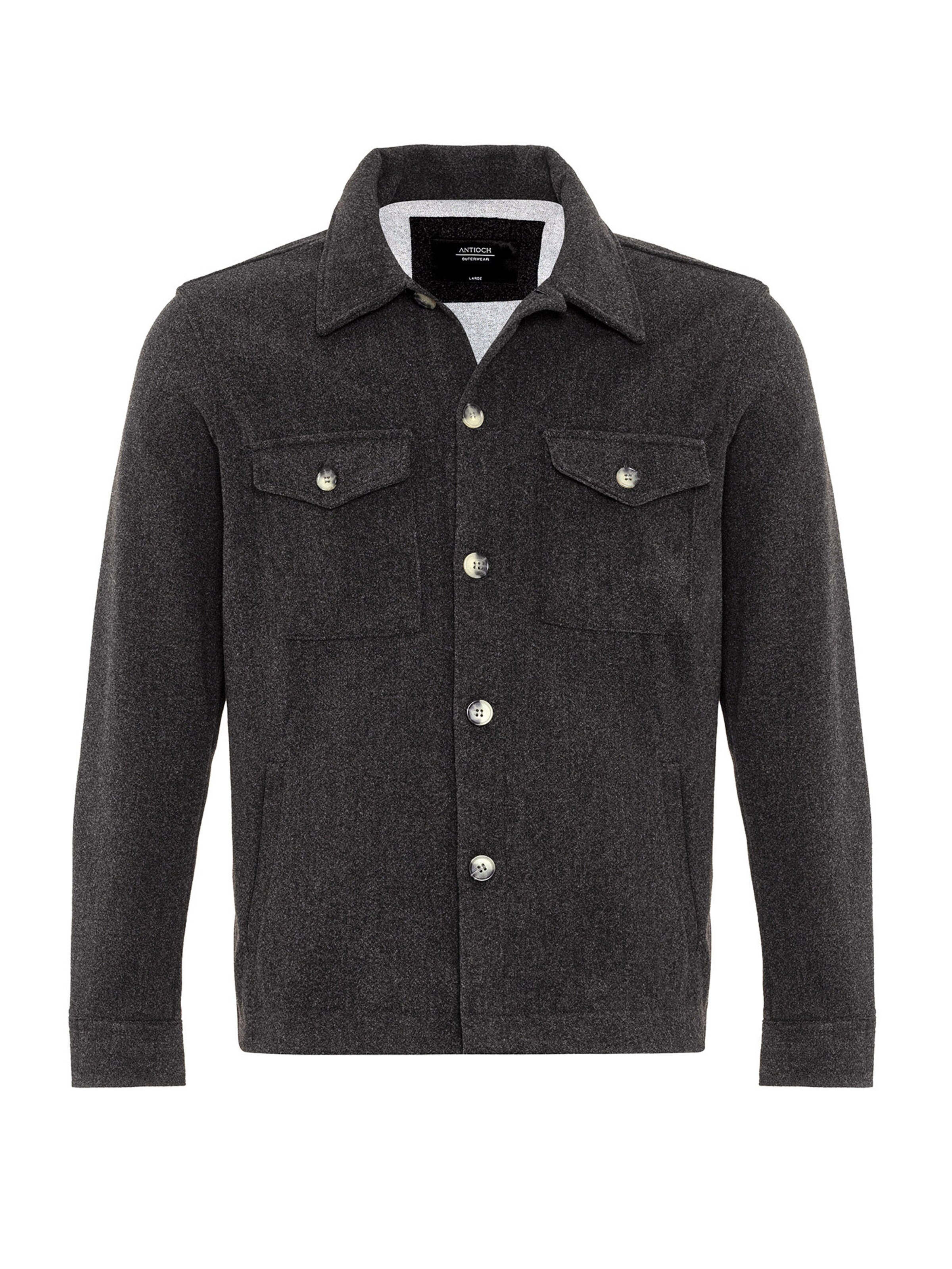 Antioch Tavaline suurus Triiksärk, värv hall: eest vaates