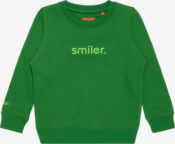 smiler. Sweatshirt in Grün: predná strana