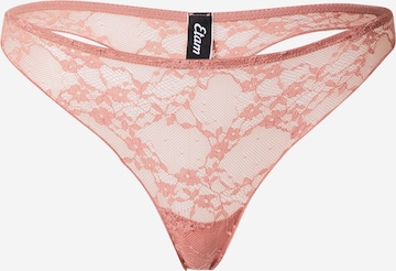 ETAM Thong in Pink: front