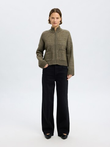 SELECTED FEMME Cardigan i grøn