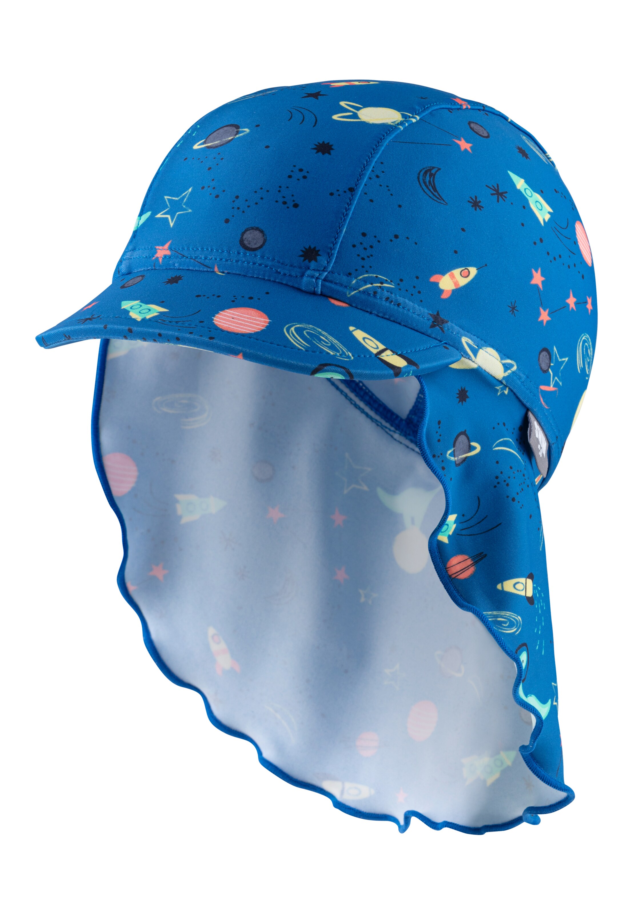 STERNTALER Hat 'Weltraum' in Blue: front