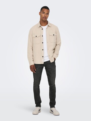 Only & Sons Slimfit Jeans 'Loom' in Zwart