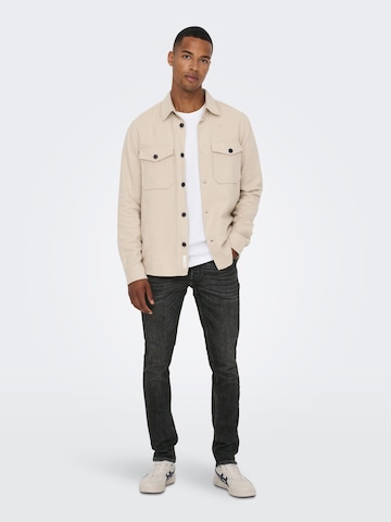 Only & Sons Slimfit Jeans 'Loom' i svart