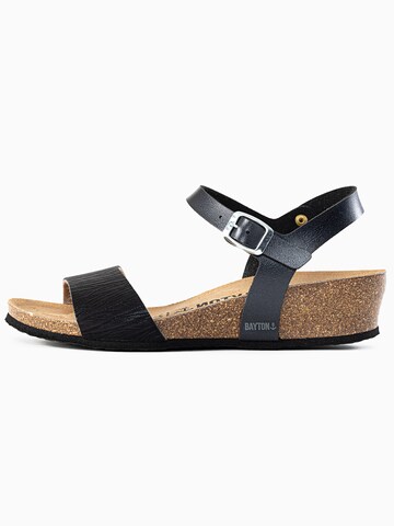 Bayton Sandals 'Wodonga' in Black: front