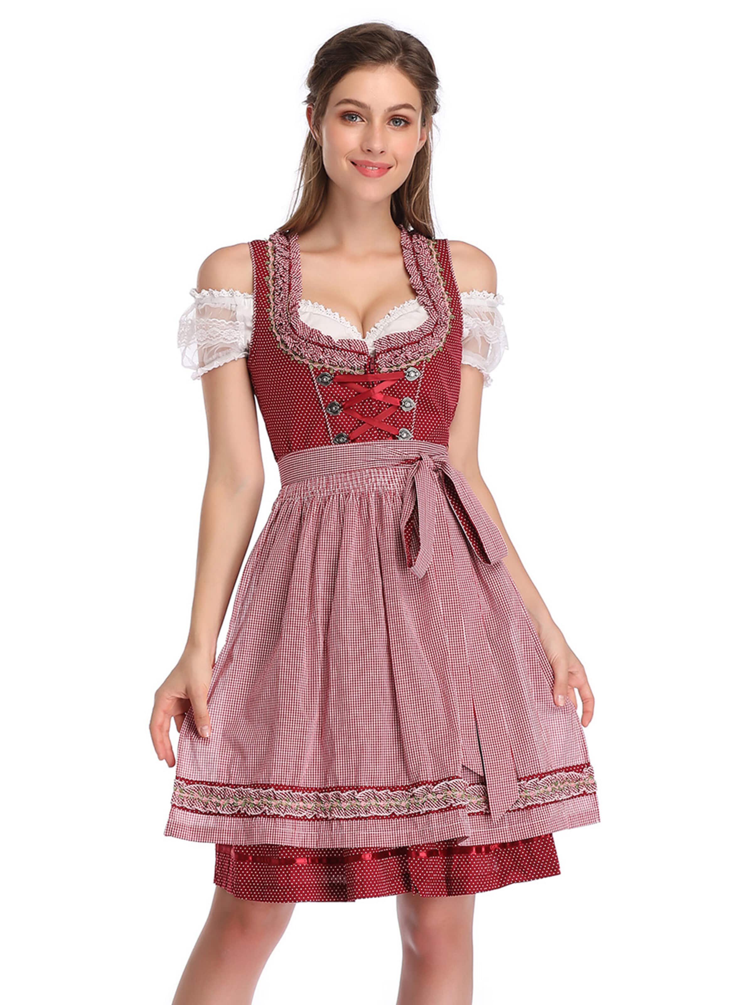 KoJooin Dirndl‌ in Rot