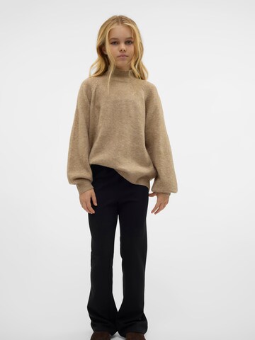 Vero Moda Girl Flared Bukser 'VMLuccakamma' i sort: forside